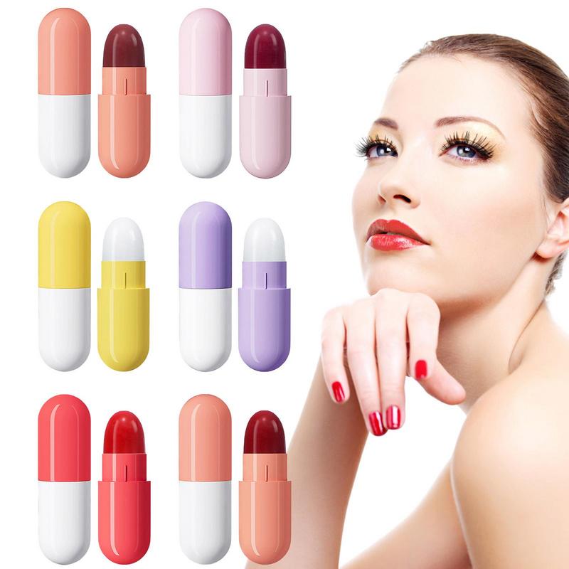 Matte Velvet Lip Tint Long Lasting - Zestaw Mini pomadka 6 szt. Wodoodporny