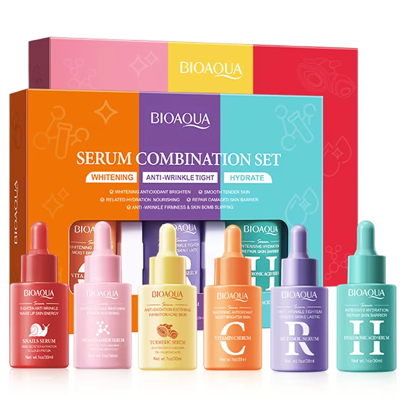 Hyaluronic Acid Facial Serum - 3 sztuk/zestaw BIOAQUA witamina C retinol