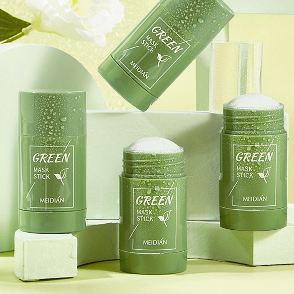 Green Tea Cleansing Clay Mask - Solidna Maska do Twarzy w Sztyfcie