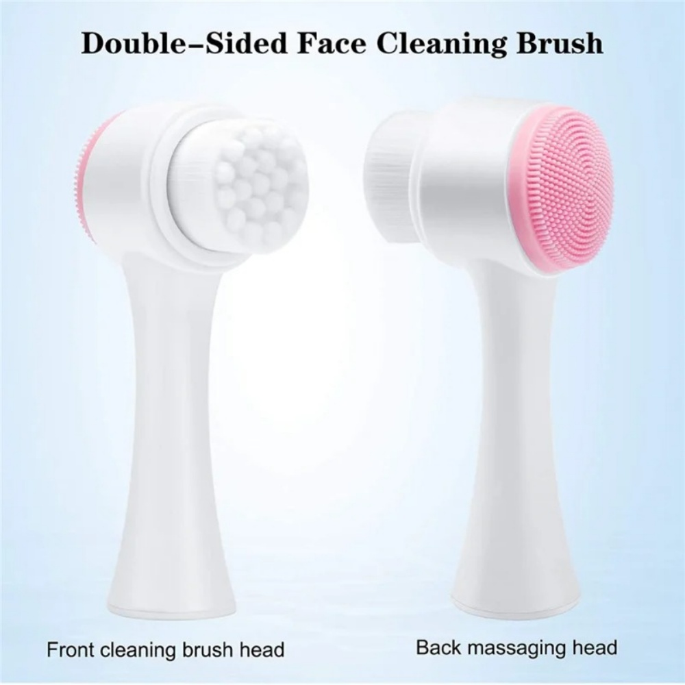 Silicone Face Scrubber Electric - Dwustronna silikonowa szczoteczka do oczyszczania twarzy
