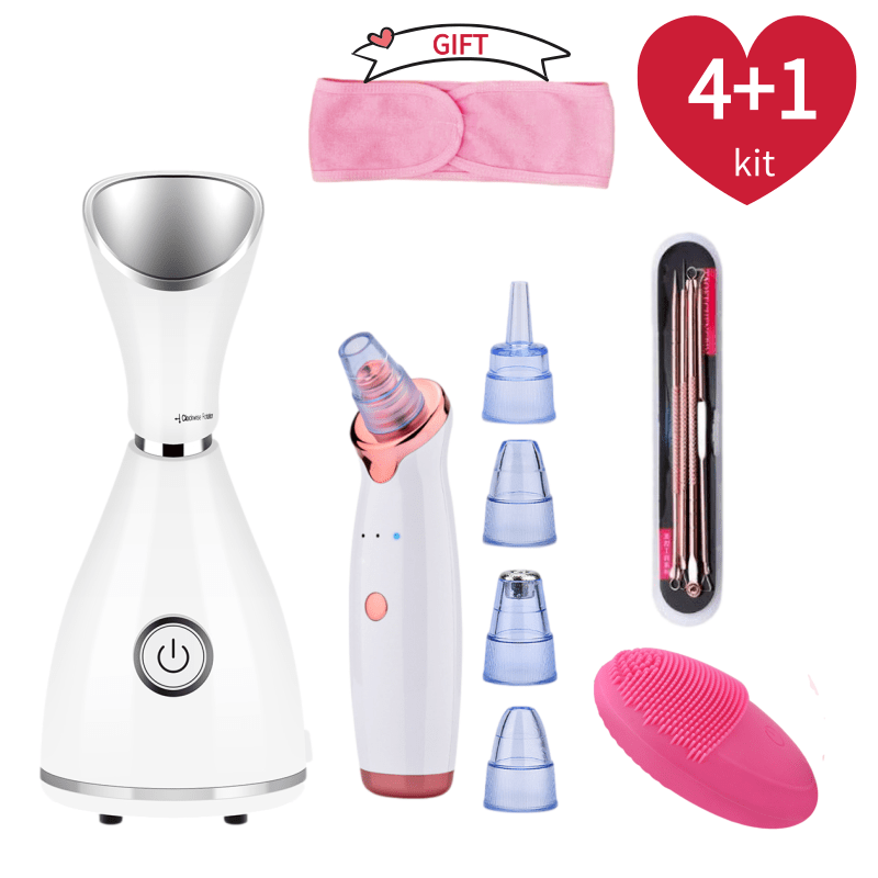 Silicone Face Scrubber Electric - Nano Ionic parownik do twarzy gorący
