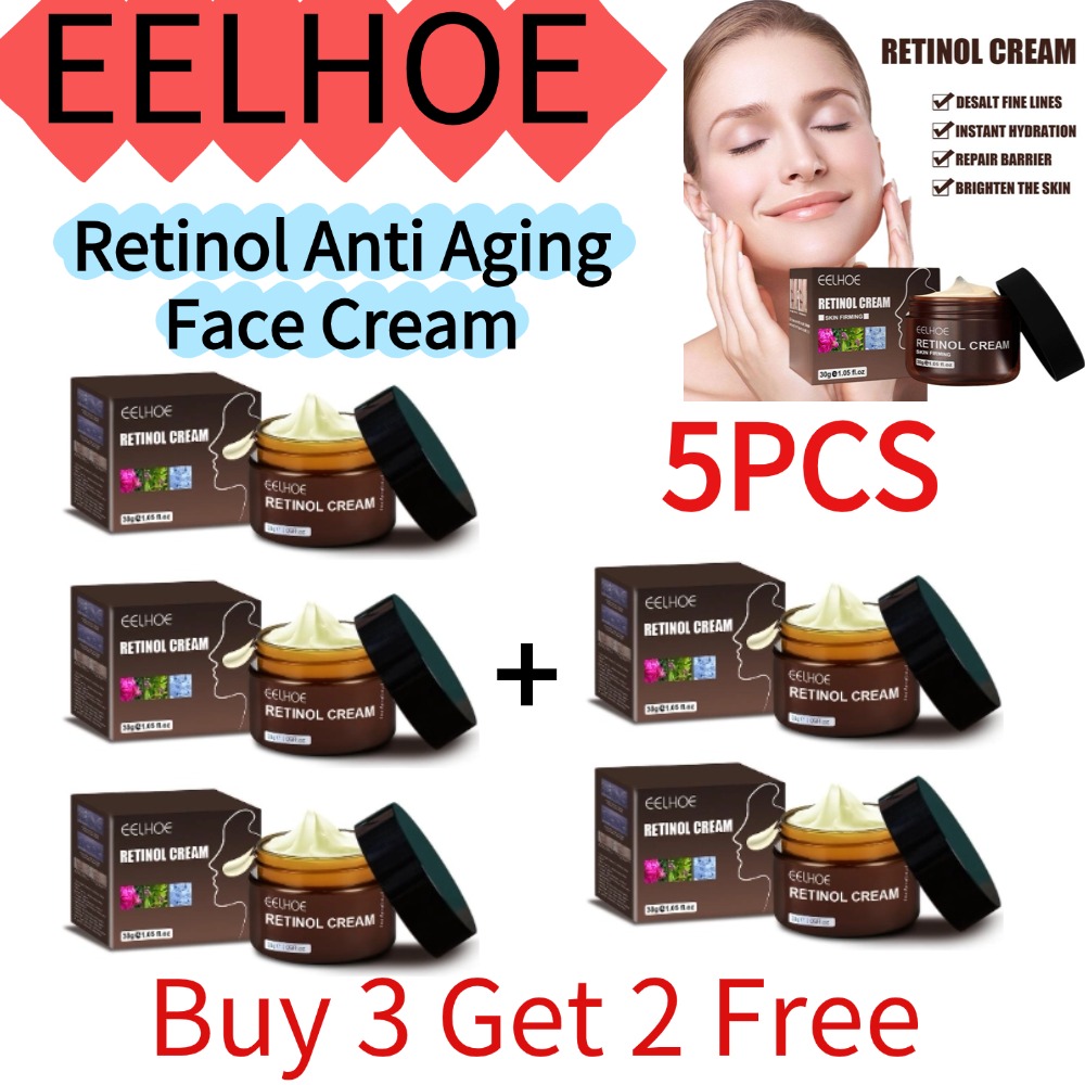 Retinol Anti Wrinkle Cream - EELHOE 1/2/3/5 SZTUK (Kup 3, otrzymaj