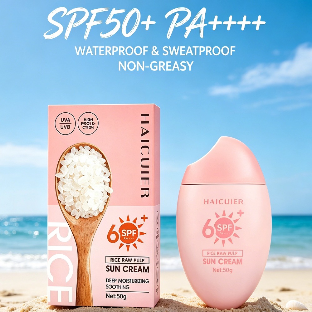 Spf 50 Waterproof Sunscreen - Krem przeciwsłoneczny SPF50+ z ekstraktem z