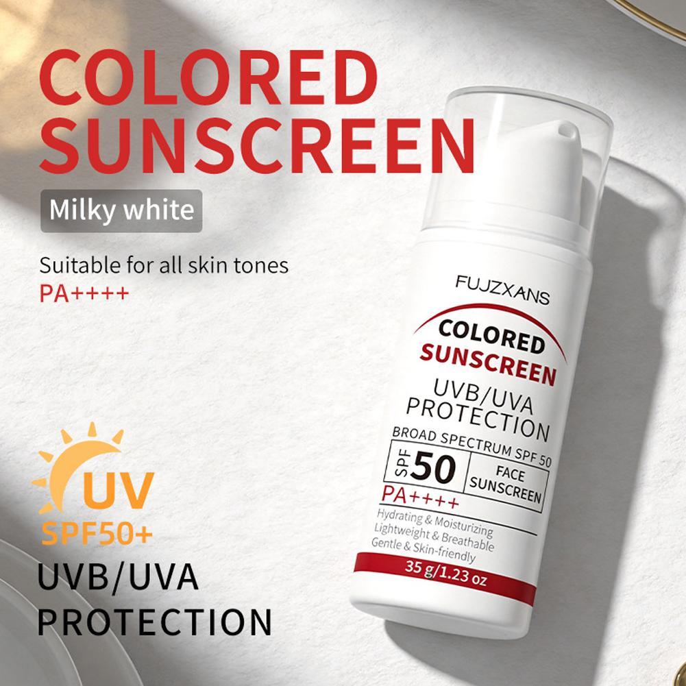 Spf 50 Waterproof Sunscreen - Wielokolorowy krem przeciwsłoneczny z filtrem SPF50