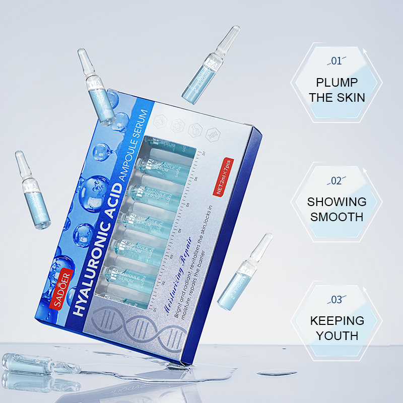 Hyaluronic Acid Facial Serum - Ampułki z kwasem hialuronowym, zestaw ampułek