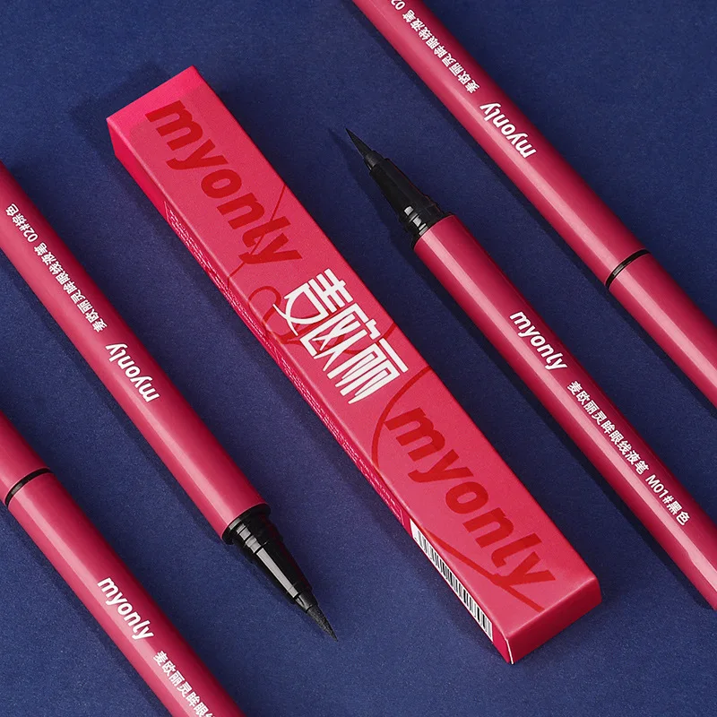 Waterproof Liquid Eyeliner Pen - Ultra cienki eyeliner gładki wodoodporny odporny