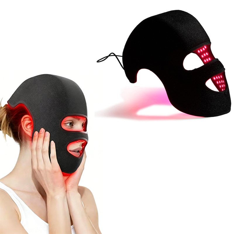 Led Light Therapy Face Mask - Czapka i maska LED 4-kolorowa do