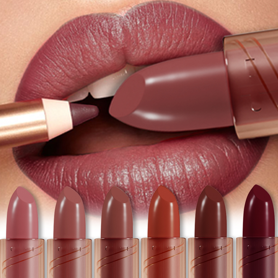 Matte Velvet Lip Tint Long Lasting - 14-kolorowa matowa szminka, trwała, nieblaknąca, z