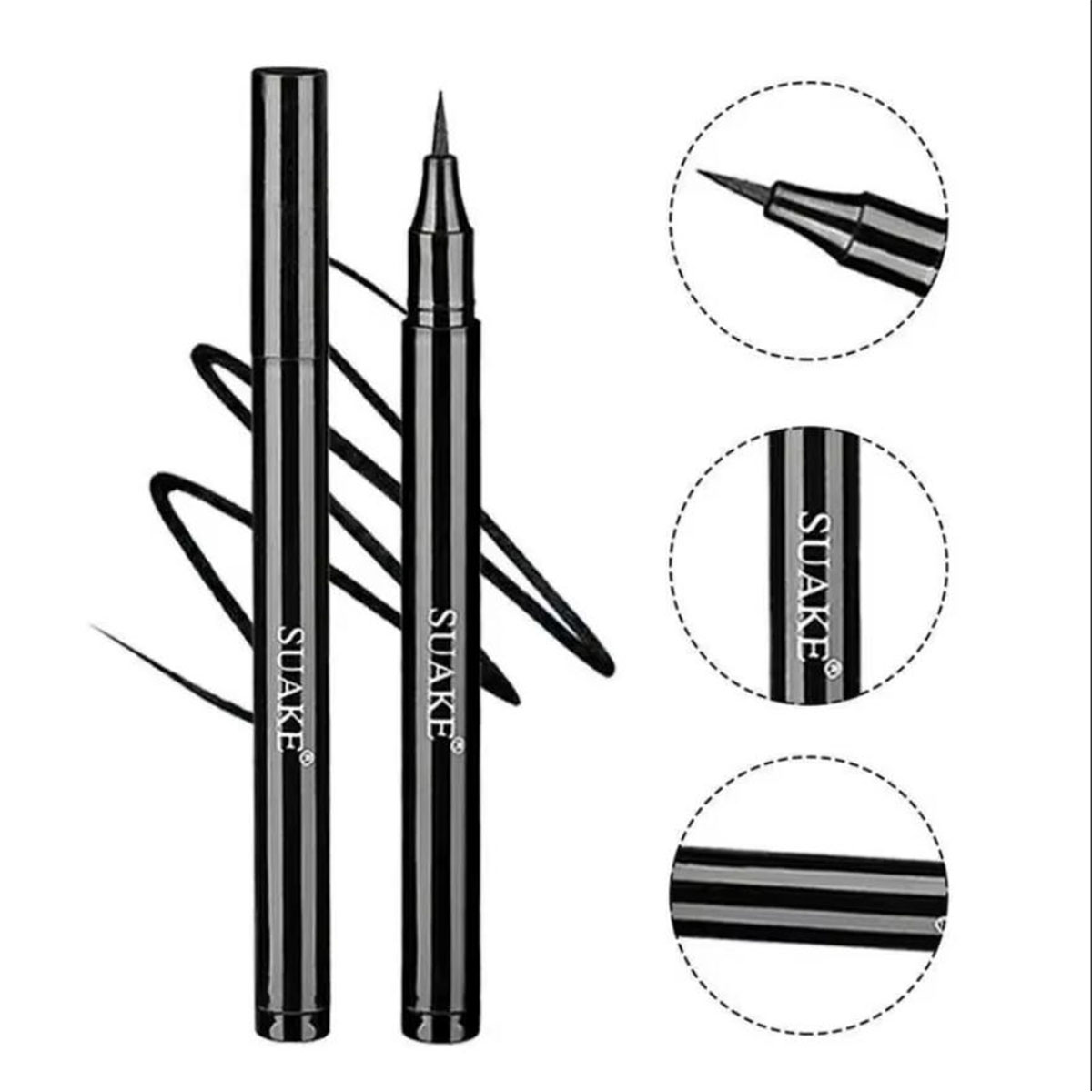 Waterproof Liquid Eyeliner Pen - 1/5 szt. Wodoodporny eyeliner w płynie,
