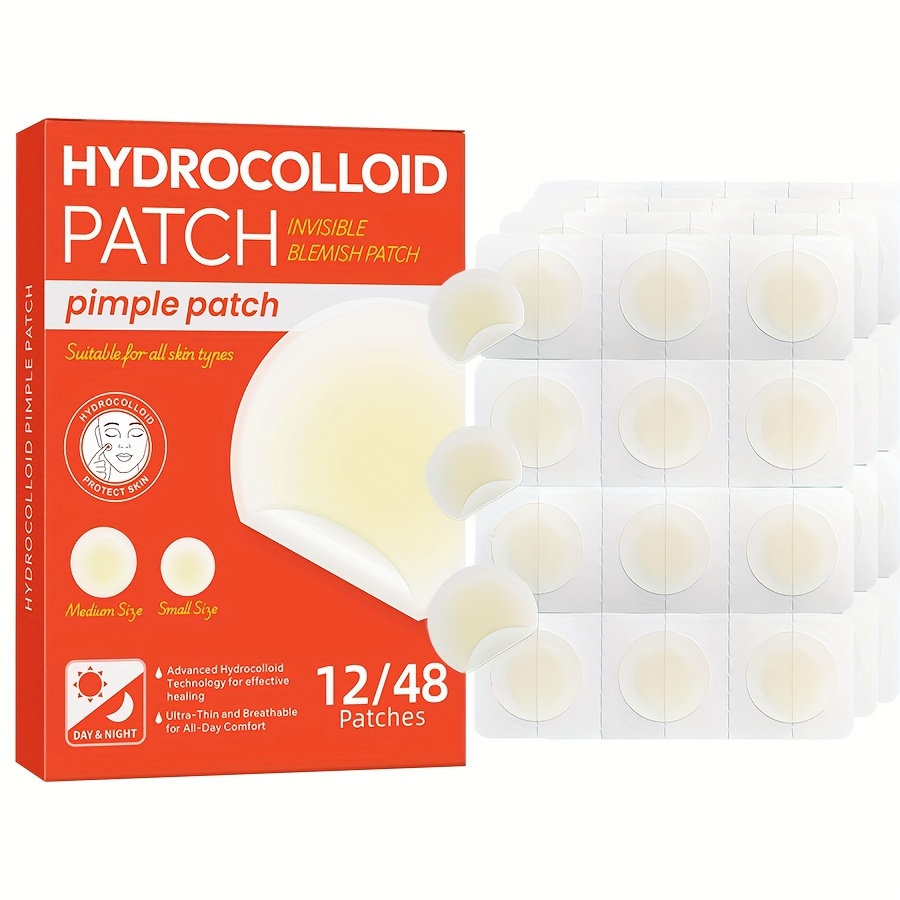 Hydrocolloid Pimple Patch - 48 szt. hydrokoloidowych plaścików na trądzik