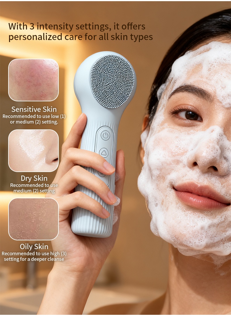 Silikonowa szczoteczka do oczy – Silicone Face Scrubber Electric recenzja i cena