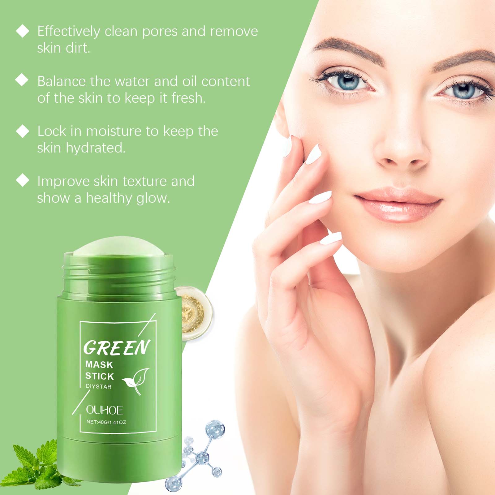Maseczka w sztyfcie z zieloną  – Green Tea Cleansing Clay Mask recenzja i cena