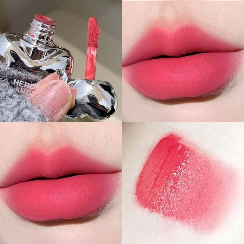 Peach Heart Silky Matte Lipsti – Matte Velvet Lip Tint Long Lasting recenzja i cena