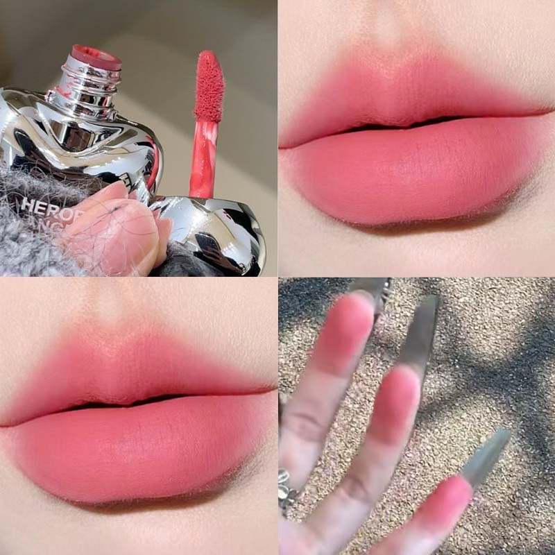 Peach Heart Silky Matte Lipsti – Matte Velvet Lip Tint Long Lasting recenzja i cena