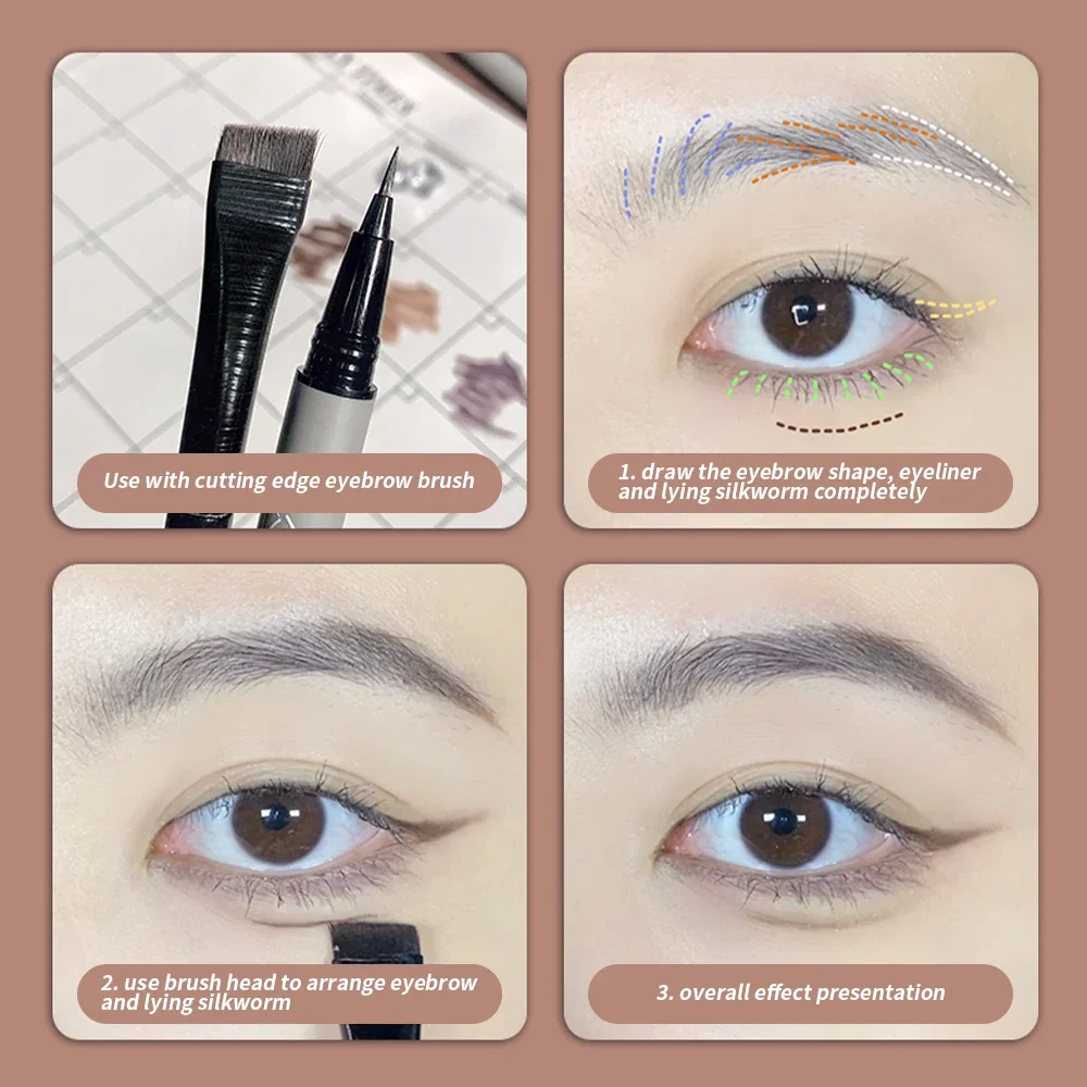 Wielofunkcyjna kredka do brwi  – Waterproof Liquid Eyeliner Pen recenzja i cena