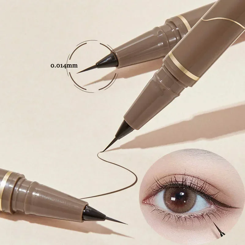 Ultra cienki czarny brązowy do – Waterproof Liquid Eyeliner Pen recenzja i cena