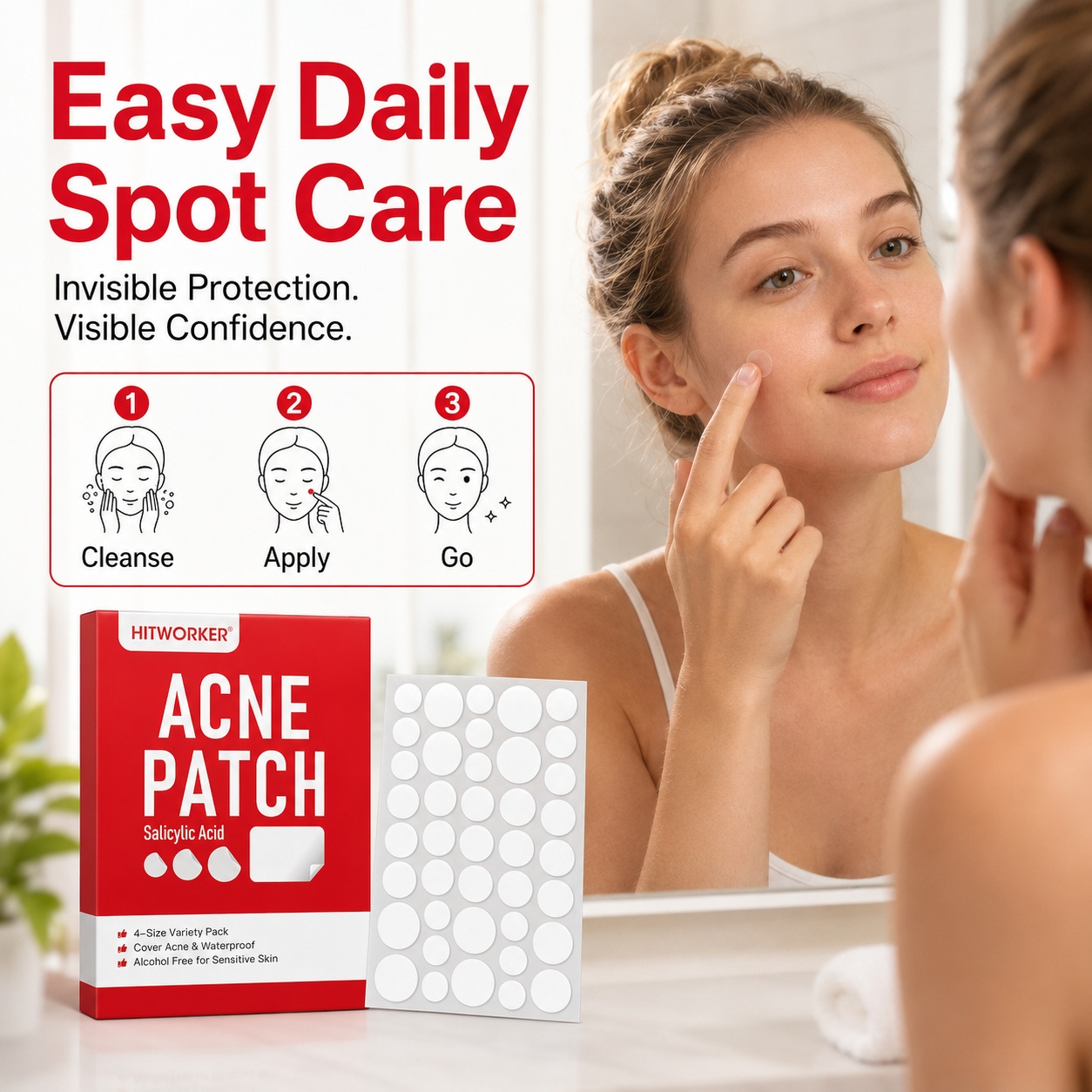 Hydrokoloidowe plastry na trąd – Hydrocolloid Pimple Patch recenzja i cena
