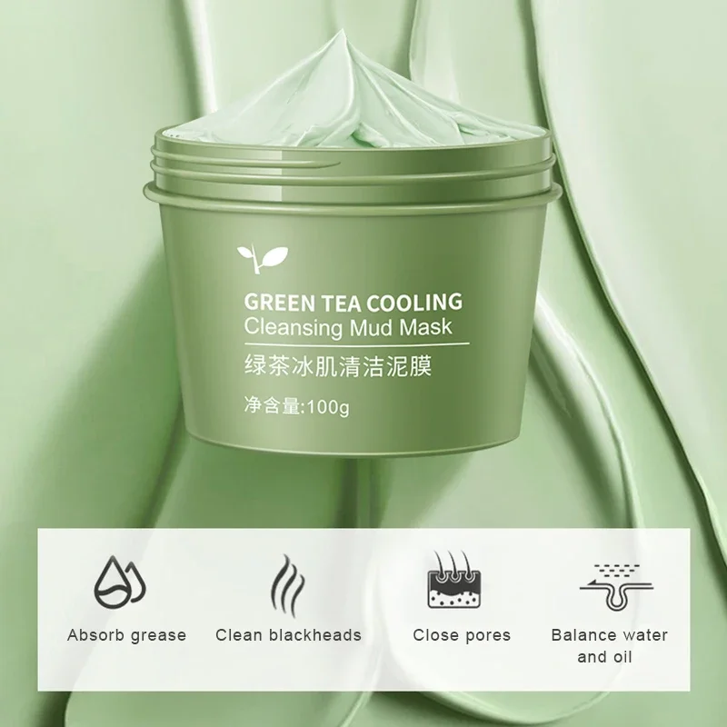 Maska z zielonej herbaty i gli – Green Tea Cleansing Clay Mask recenzja i cena