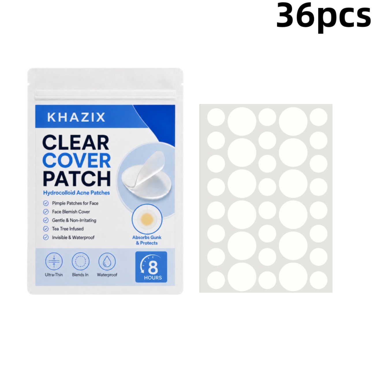 36 szt. Przezroczyste plastry  – Hydrocolloid Pimple Patch recenzja i cena
