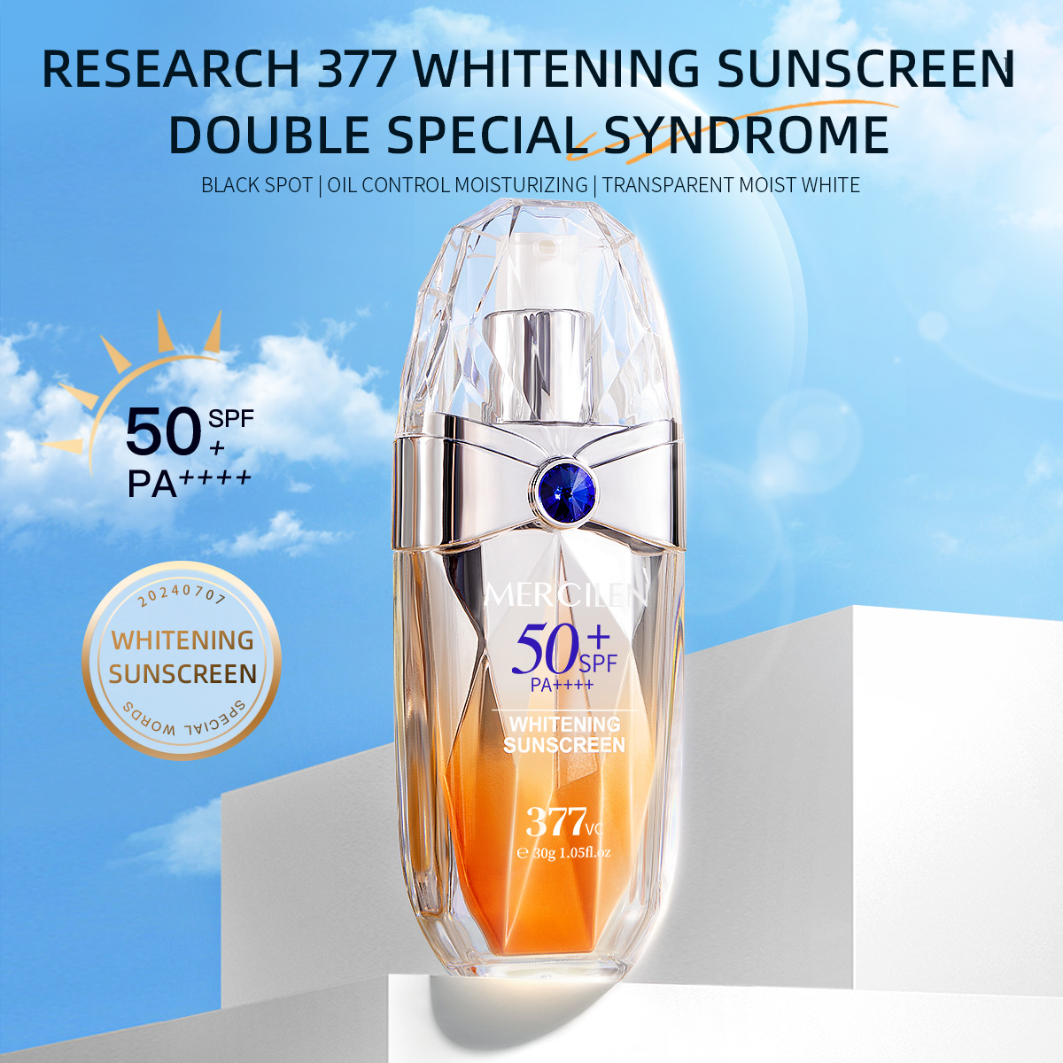 Mercilen Krem z filtrem przeci – Spf 50 Waterproof Sunscreen recenzja i cena