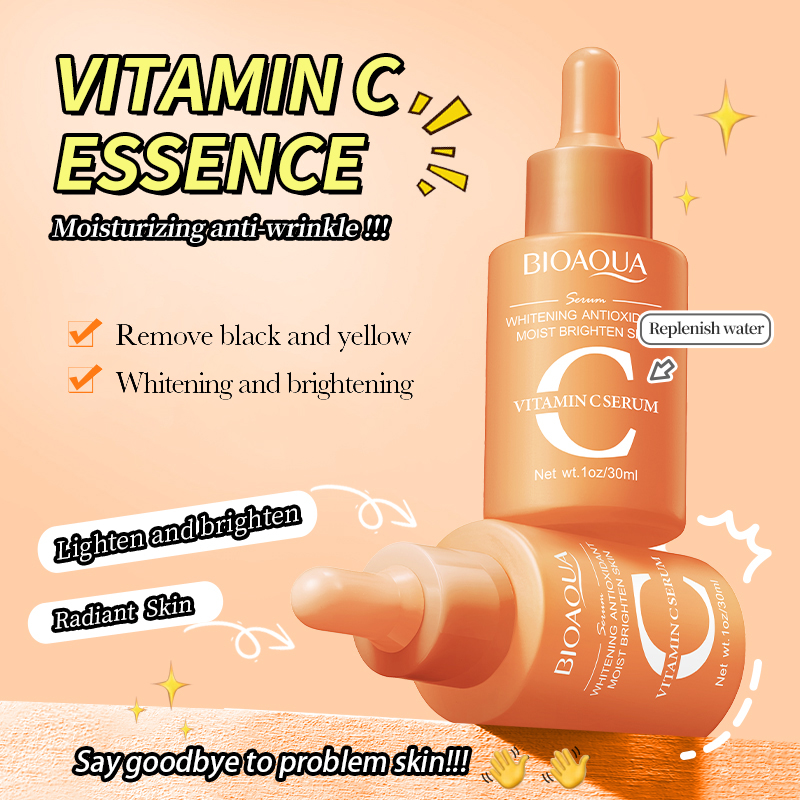 1/3 sztuk BIOAQUA witamina C R – Hyaluronic Acid Facial Serum recenzja i cena