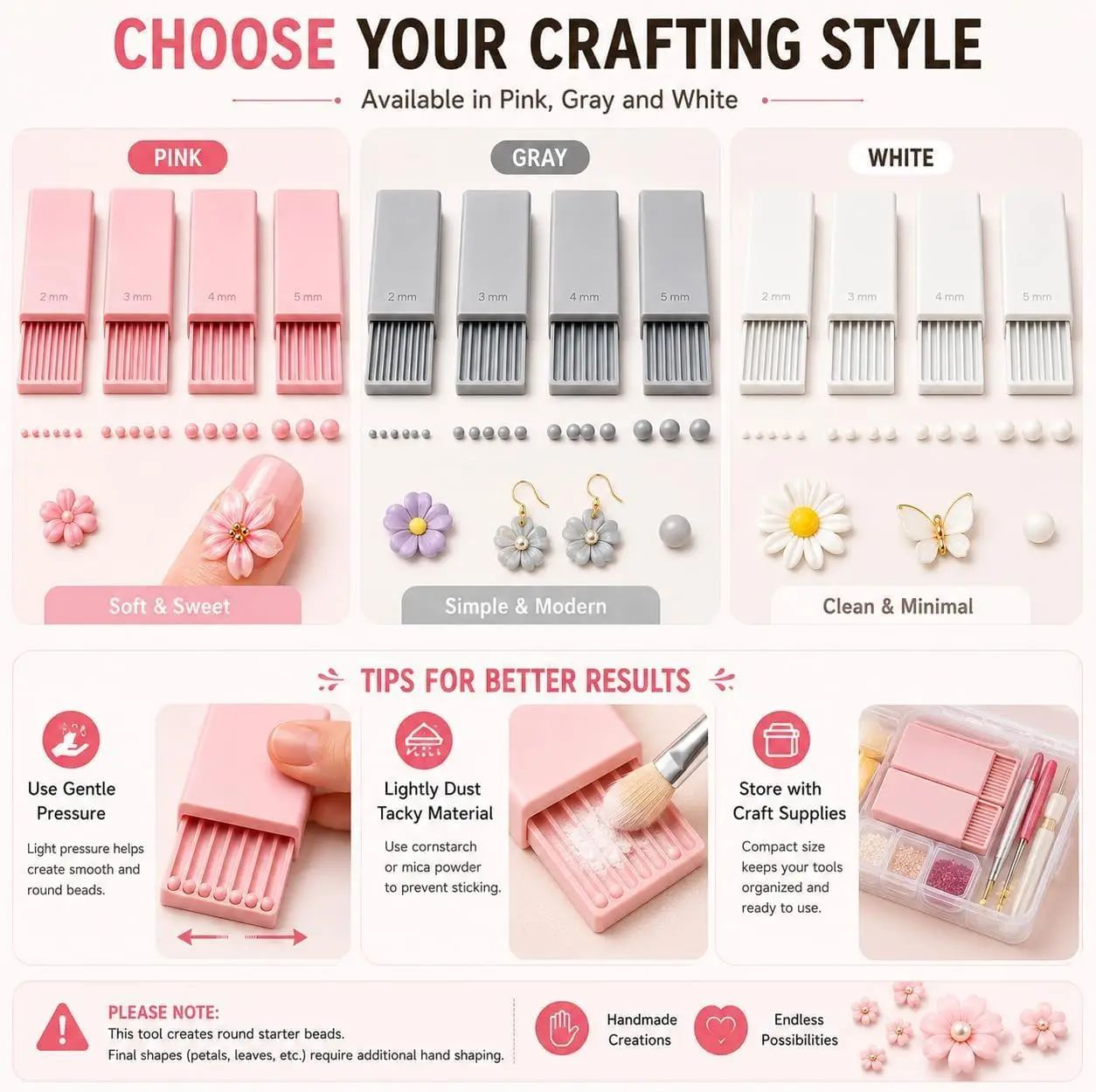 4 sztuki narzędzi do tworzenia – Nail Art recenzja i cena
