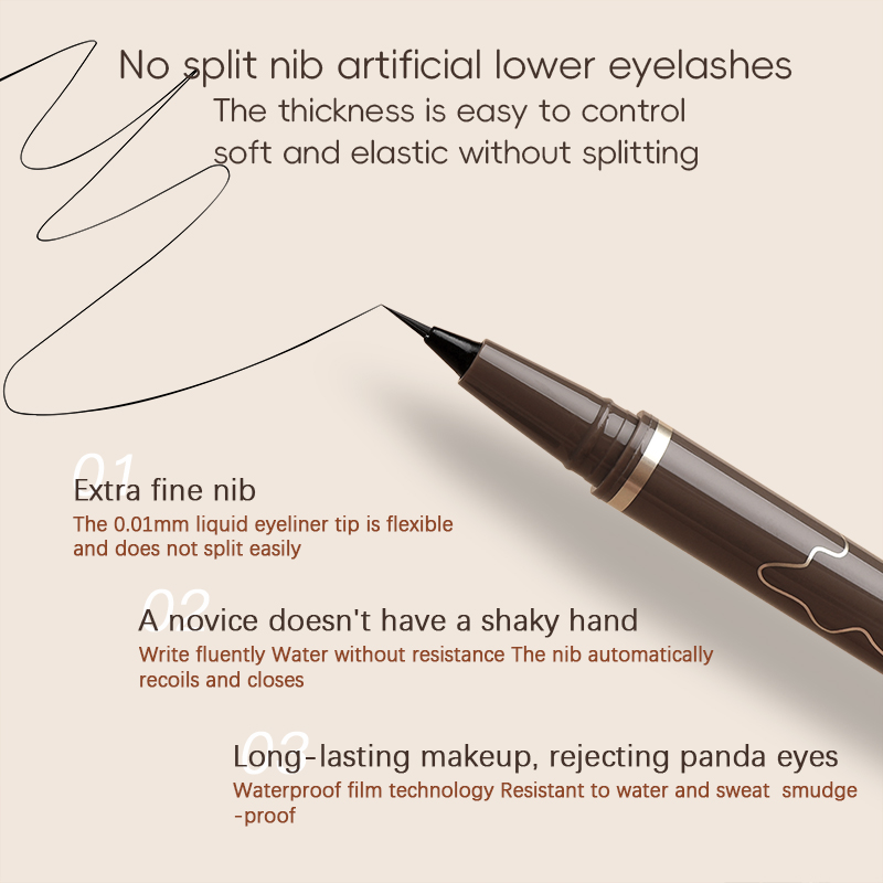 Gładki, bardzo cienki eyeliner – Waterproof Liquid Eyeliner Pen recenzja i cena