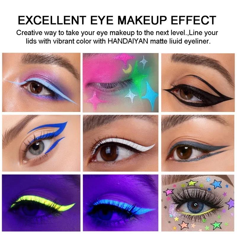 Neonowy eyeliner w pisaku UV,  – Waterproof Liquid Eyeliner Pen recenzja i cena