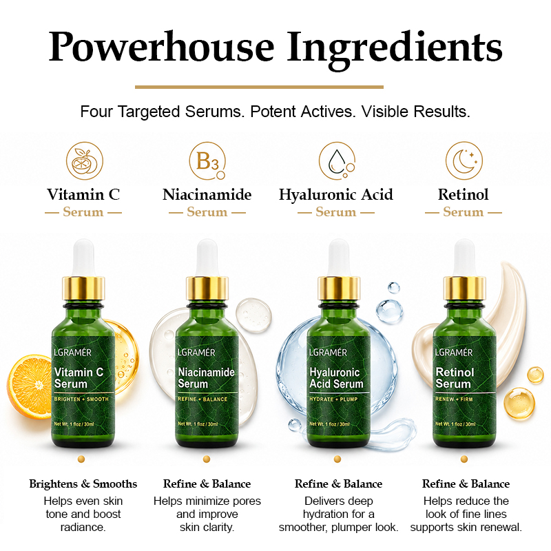 4-częściowy zestaw serum do tw – Niacinamide Pore Shrinking Essence recenzja i cena