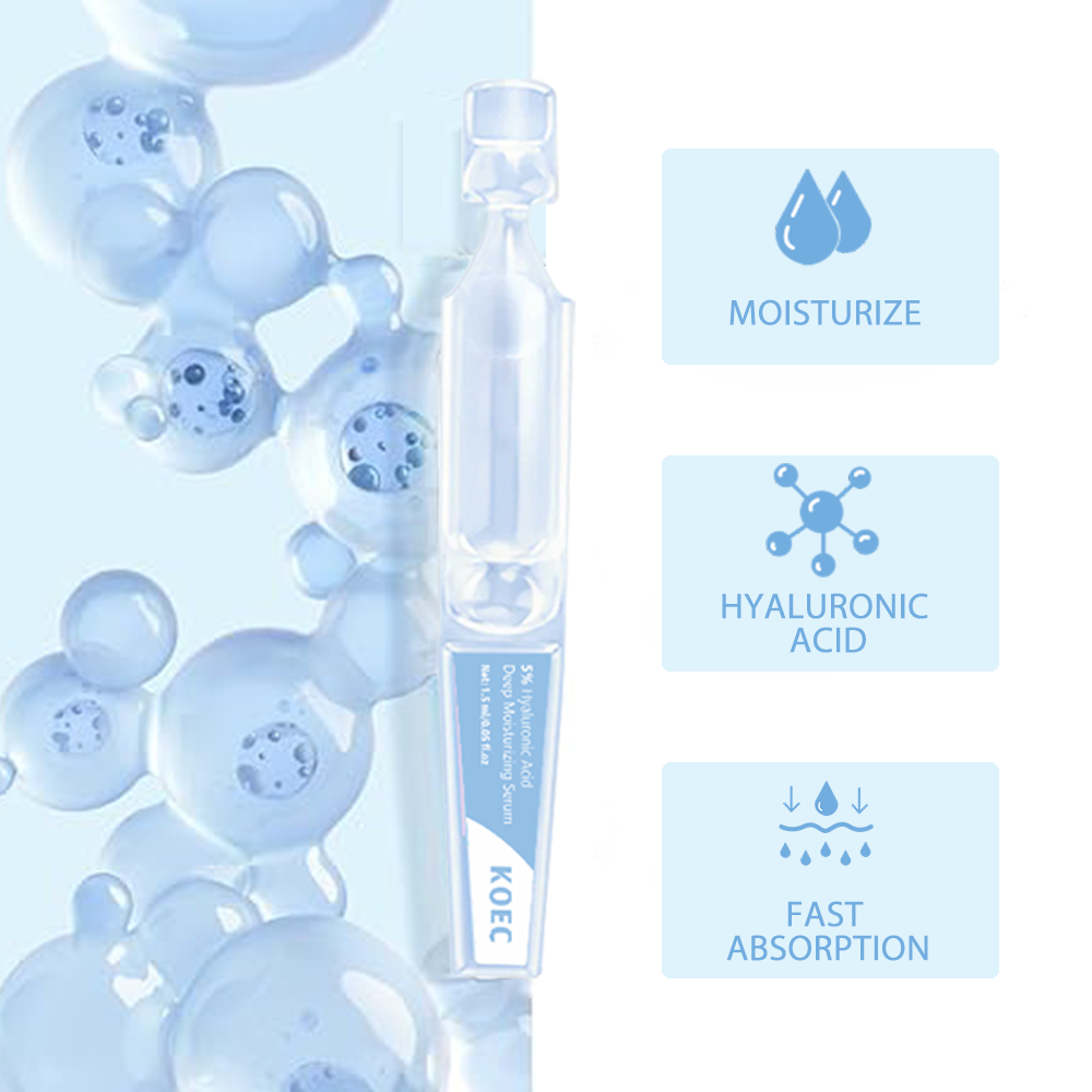 30 szt. KOEC 5% kwas hialurono – Hyaluronic Acid Facial Serum recenzja i cena