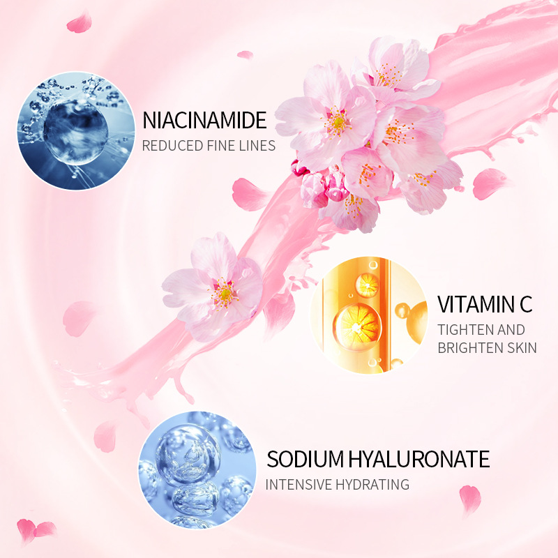 Serum LAIKOU Sakura i kolageno – Niacinamide Pore Shrinking Essence recenzja i cena