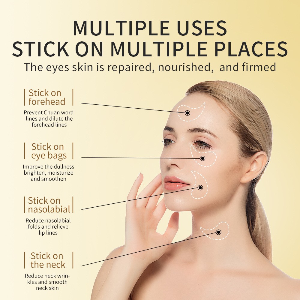 60 szt. Złoty kolagen awokado  – Collagen Under Eye Patches recenzja i cena