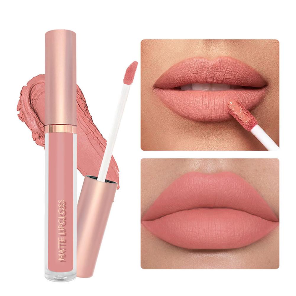 3 sztuk/zestaw Nude błyszczyk  – Matte Velvet Lip Tint Long Lasting recenzja i cena