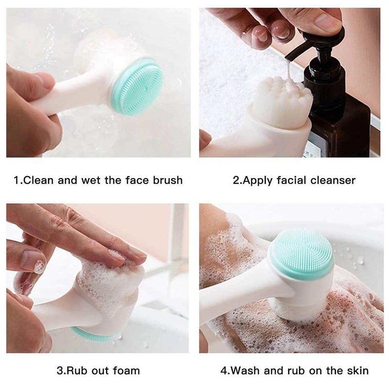 Dwustronna szczoteczka do manu – Silicone Face Scrubber Electric recenzja i cena