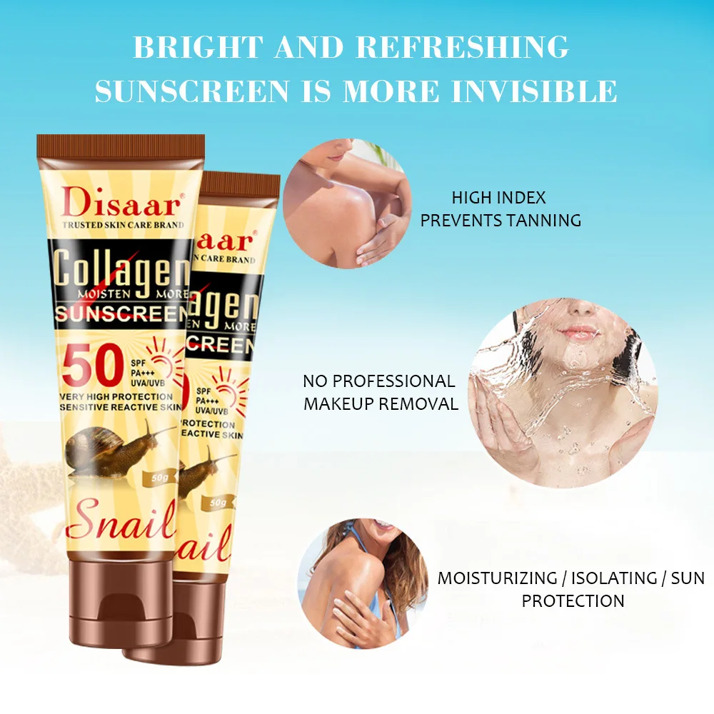 Disaar Krem z kolagenem z kośc – Spf 50 Waterproof Sunscreen recenzja i cena