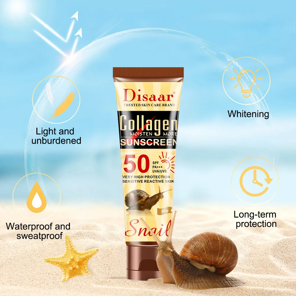 Disaar Krem z kolagenem z kośc – Spf 50 Waterproof Sunscreen recenzja i cena