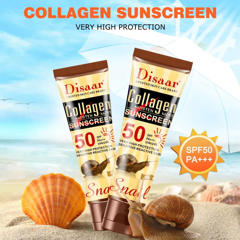 Disaar Krem z kolagenem z kośc – Spf 50 Waterproof Sunscreen recenzja i cena