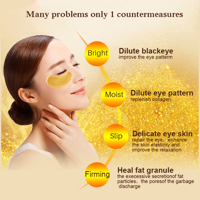5/10/20/30 par Crystal Gold Ey – Collagen Under Eye Patches recenzja i cena