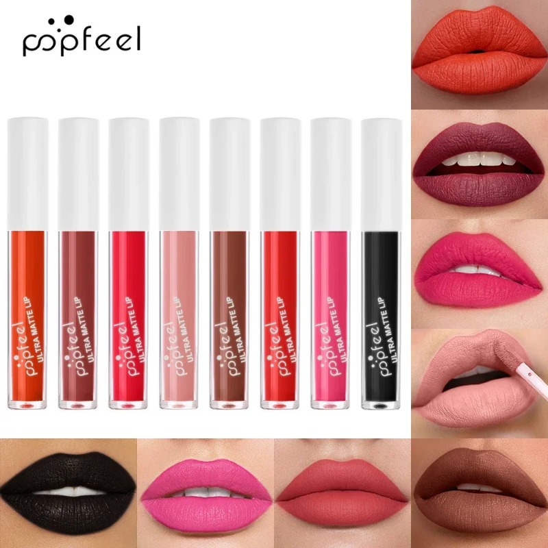 Punkowa Matowa Czarna Pomadka  – Matte Velvet Lip Tint Long Lasting recenzja i cena