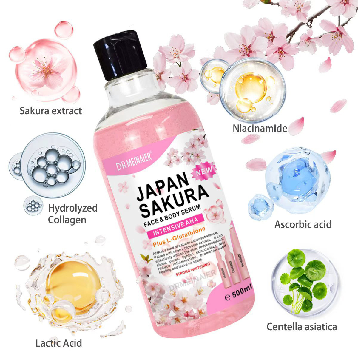 500ml Japońskie Serum do Twarz – Niacinamide Pore Shrinking Essence recenzja i cena