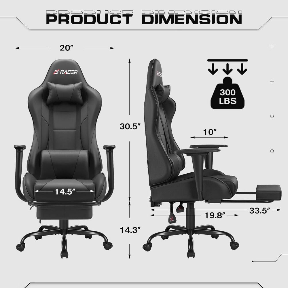Krzesła gamingowe: Ergonomiczn – Massage recenzja i cena