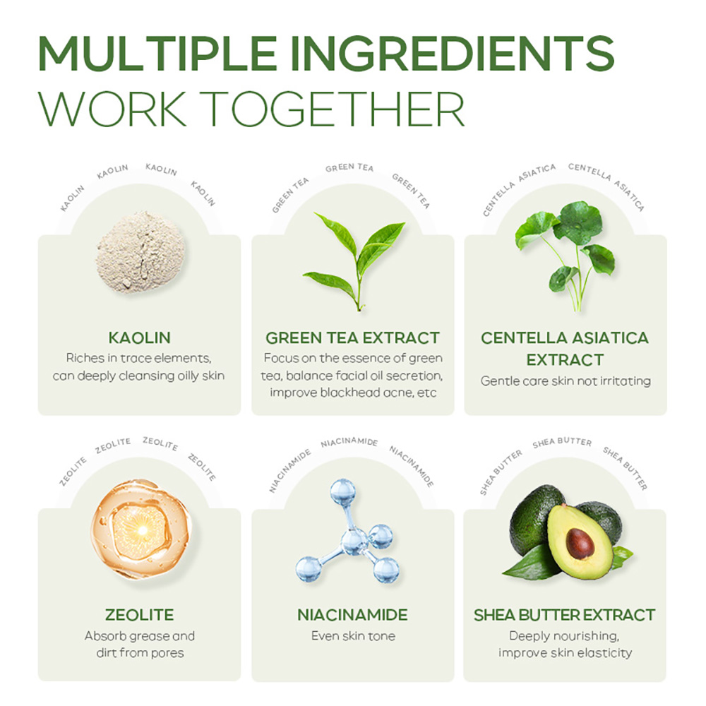 QUIYUM Matcha Green Tea Mud Ma – Green Tea Cleansing Clay Mask recenzja i cena