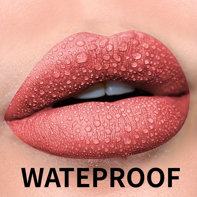 1 szt. Wodoodporny matowy aksa – Matte Velvet Lip Tint Long Lasting recenzja i cena
