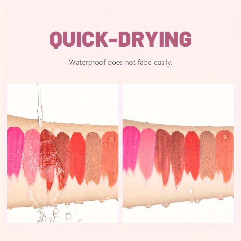1 szt. Wodoodporny matowy aksa – Matte Velvet Lip Tint Long Lasting recenzja i cena