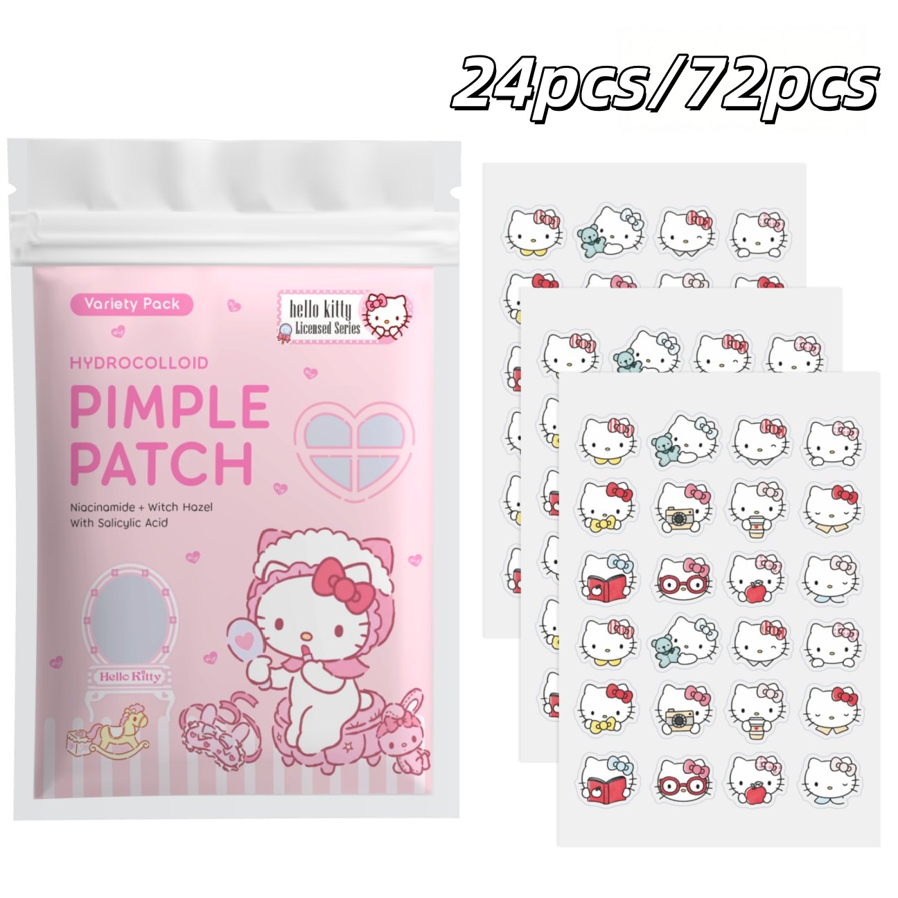 24/72 szt. Hydrokoloidowe plas – Hydrocolloid Pimple Patch recenzja i cena
