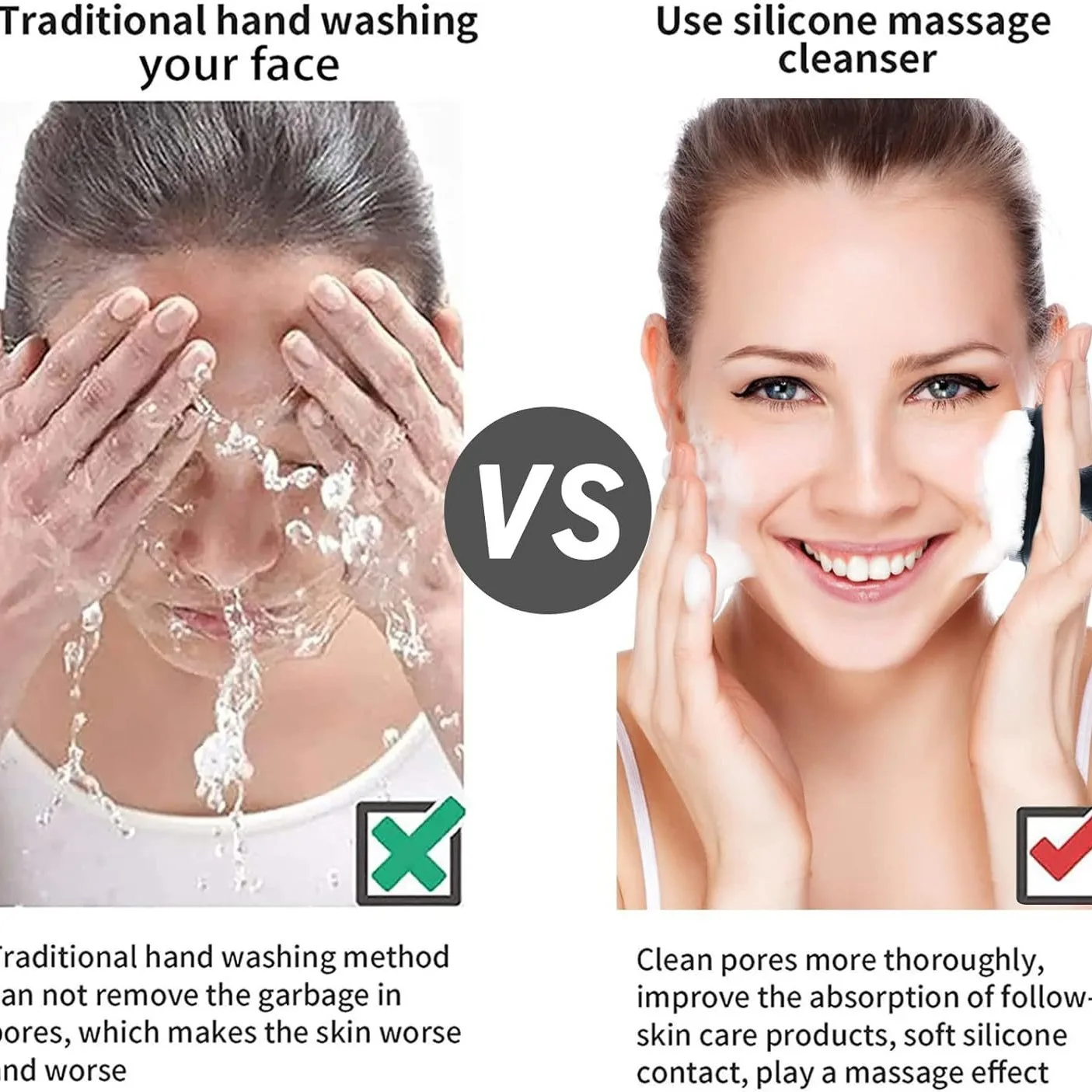 Silikonowa szczoteczka do myci – Silicone Face Scrubber Electric recenzja i cena