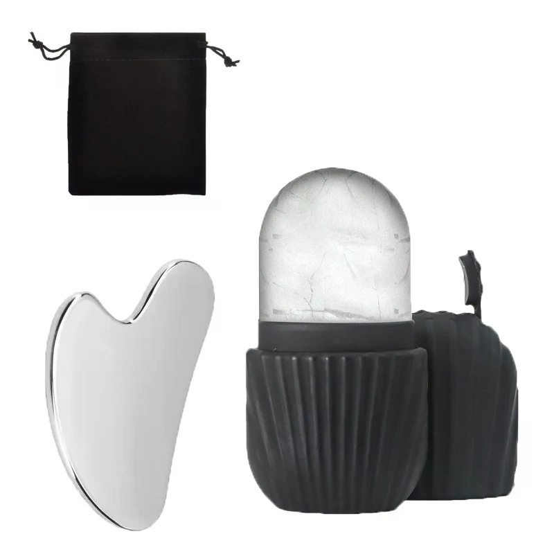 Zestaw do masażu twarzy Gua Sh – Face Ice Roller Puffiness recenzja i cena