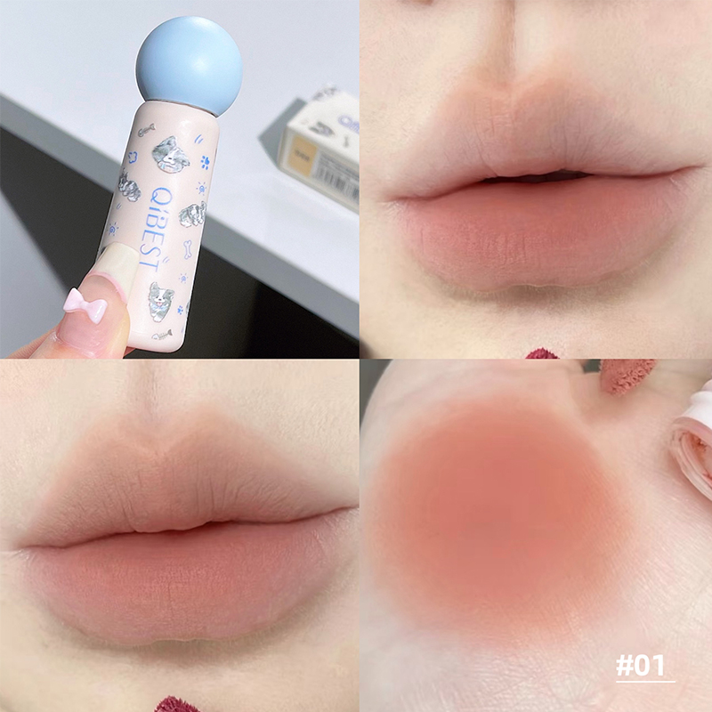 QIBEST Uroczy Aksamitny Matowy – Matte Velvet Lip Tint Long Lasting recenzja i cena