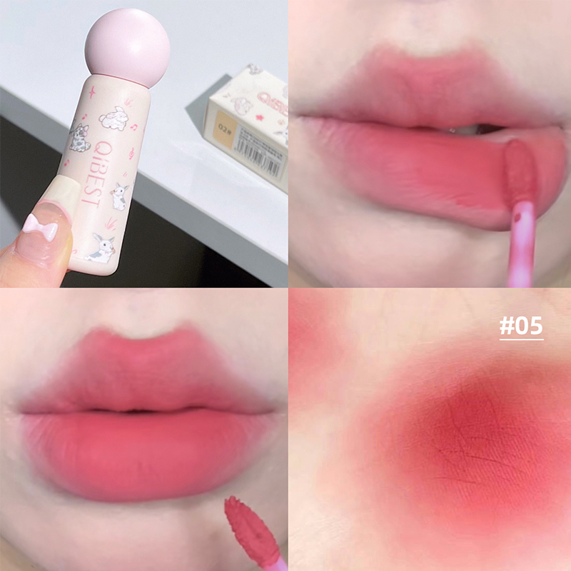 QIBEST Uroczy Aksamitny Matowy – Matte Velvet Lip Tint Long Lasting recenzja i cena