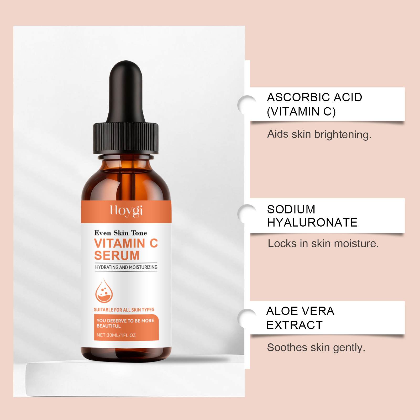 Serum z Witaminą C do Twarzy K – Hyaluronic Acid Facial Serum recenzja i cena